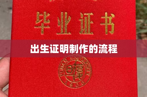 孙吴出生证明制作的流程