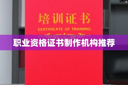 孙吴职业资格证书制作机构推荐