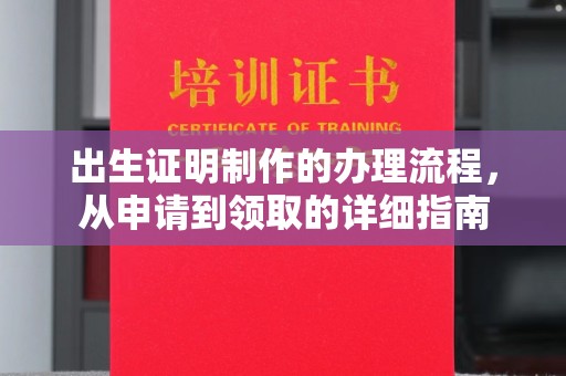 孙吴出生证明制作的办理流程，从申请到领取的详细指南