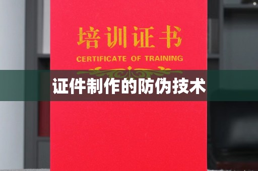 孙吴证件制作的防伪技术