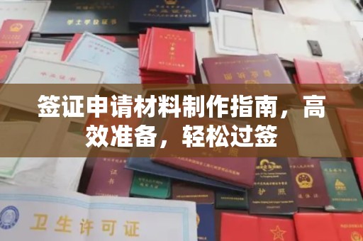孙吴签证申请材料制作指南，高效准备，轻松过签