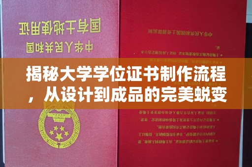 孙吴揭秘大学学位证书制作流程，从设计到成品的完美蜕变
