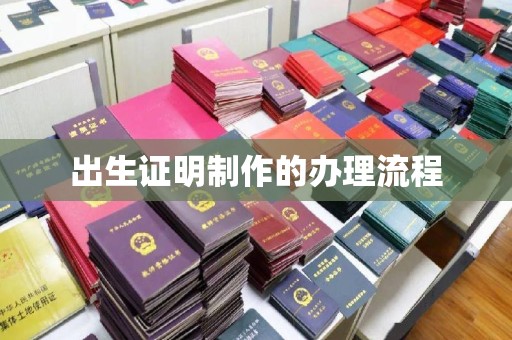孙吴出生证明制作的办理流程