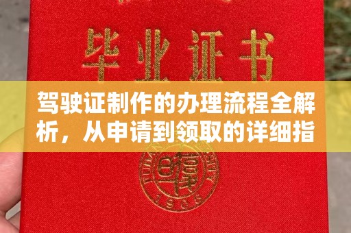 孙吴驾驶证制作的办理流程全解析，从申请到领取的详细指南